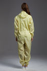 Food Processing Garment Resuable yellow hooded coverall yellow durable in food processing Workshop