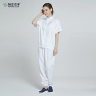 Fast food industry worker uniform  short sleeve shirt and pants food processing cloth
